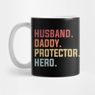 Husband Daddy Protector Hero Mug